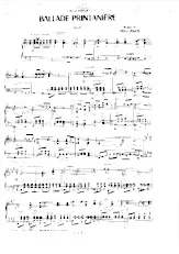 scarica la spartito per fisarmonica Ballade printanière in formato PDF