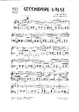 download the accordion score Secondaire valse in PDF format