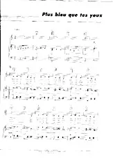 download the accordion score Plus bleu que tes yeux in PDF format