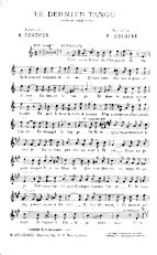 scarica la spartito per fisarmonica Le dernier tango (Chanson Argentine) in formato PDF