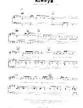 download the accordion score Always in PDF format