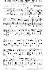 descargar la partitura para acordeón Tyrolienne de Montmartre (Valse) en formato PDF