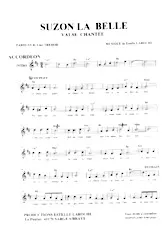 scarica la spartito per fisarmonica Suzon la belle (Valse Chantée) in formato PDF