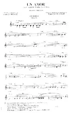download the accordion score Un amor (Un amor para la vida) (Boléro Beguine) in PDF format