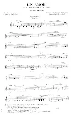 descargar la partitura para acordeón Un amor (Un amor para la vida) (Boléro Beguine) en formato PDF