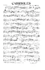 download the accordion score Cabrioles (Valse Musette) in PDF format
