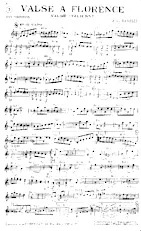 scarica la spartito per fisarmonica Valse à Florence in formato PDF