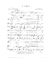 descargar la partitura para acordeón Fado (Chant : Dalida) en formato PDF