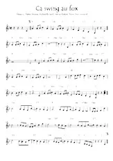 download the accordion score Ça swingue au fox in PDF format