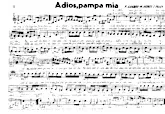 scarica la spartito per fisarmonica Adios Pampa Mía (Tango) in formato PDF
