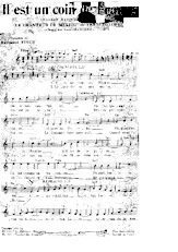 download the accordion score Il est un coin de France (Le chanteur de Mexico) (Chant : Luis Mariano) in PDF format