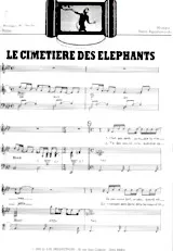 scarica la spartito per fisarmonica Le cimetière des éléphants in formato PDF