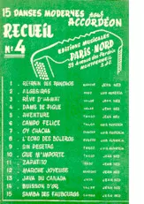 télécharger la partition d'accordéon Recueil 15 Danses Modernes pour Accordéon (Recueil n°4) au format PDF