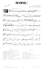scarica la spartito per fisarmonica Reviens (Valse Lente) in formato PDF