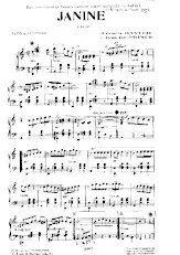 scarica la spartito per fisarmonica Janine (Valse) in formato PDF