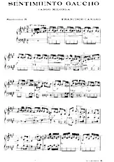 télécharger la partition d'accordéon Sentimiento gaucho (Partie : Bandonéon B) (Tango) au format PDF