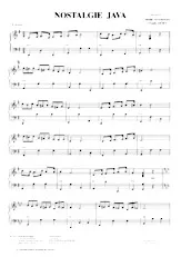 descargar la partitura para acordeón Nostalgie Java en formato PDF