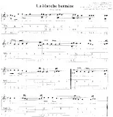 download the accordion score La blanche hermine (Diatonique) in PDF format