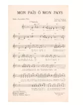 download the accordion score Mon païs ô mon pays in PDF format