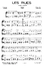 download the accordion score Les rues (Valse Chantée) in PDF format