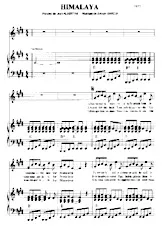 télécharger la partition d'accordéon Himalaya (Chant : C Jérôme) au format PDF