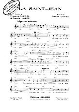 scarica la spartito per fisarmonica La Saint Jean in formato PDF