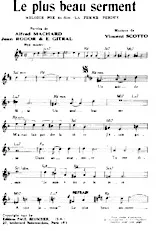 descargar la partitura para acordeón Le plus beau serment (Du film : La femme perdue) en formato PDF