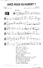 download the accordion score Avez vous vu Hubert in PDF format