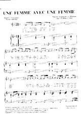 descargar la partitura para acordeón Une femme avec une femme (Chant : Mecano) en formato PDF