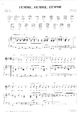 descargar la partitura para acordeón Femme femme femme (Piano) en formato PDF