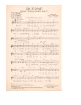 télécharger la partition d'accordéon Duerme (Time Was) (Dors bien) (Arrangement : Léo Nègre) (Slow) au format PDF