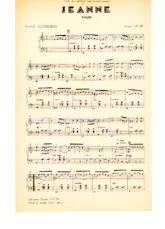 descargar la partitura para acordeón Jeanne (Valse) en formato PDF