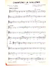 download the accordion score Chantons la Wallonie (Arrangement : Robert Boutefeu) (Marche) in PDF format