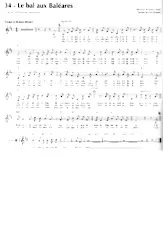 descargar la partitura para acordeón Le bal aux Baléares (Rumba Boléro) en formato PDF