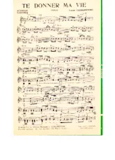 download the accordion score Te donner ma vie (Tango) in PDF format