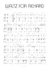 descargar la partitura para acordeón Waltz for Richard en formato PDF