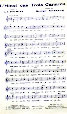 télécharger la partition d'accordéon L'hôtel des trois canards (Valse Chantée) au format PDF