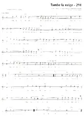 download the accordion score Tombe la neige in PDF format