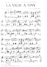download the accordion score La valse à Tony in PDF format