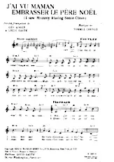 descargar la partitura para acordeón J'ai vu maman embrasser le Père Noël (I saw Mommy Kissing Santa Claus)  en formato PDF