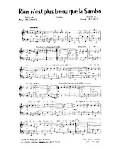 descargar la partitura para acordeón Rien n'est plus beau que la samba en formato PDF