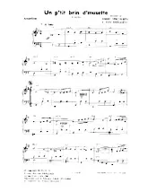 télécharger la partition d'accordéon Un p'tit brin d' musette (Valse) au format PDF