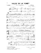 download the accordion score Valse de la forêt in PDF format