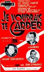 download the accordion score Je voudrais te garder (Tango) in PDF format