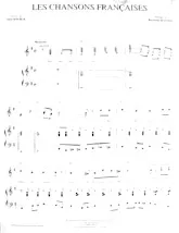 télécharger la partition d'accordéon Les Chansons Françaises (Chant : La Bande à Basile) au format PDF