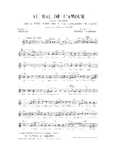 télécharger la partition d'accordéon Au bal de l'amour (Du film : Lumières de Paris) au format PDF