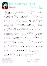 scarica la spartito per fisarmonica Een bloem van Tyrol (marche) in formato PDF