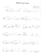 descargar la partitura para acordeón Baby my love (Slow) en formato PDF