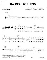 télécharger la partition d'accordéon Da dou ron ron (Chant : The Crystals / Johnny Hallyday) (Rock and Roll) au format PDF