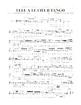 download the accordion score Elle a le cœur tango in PDF format